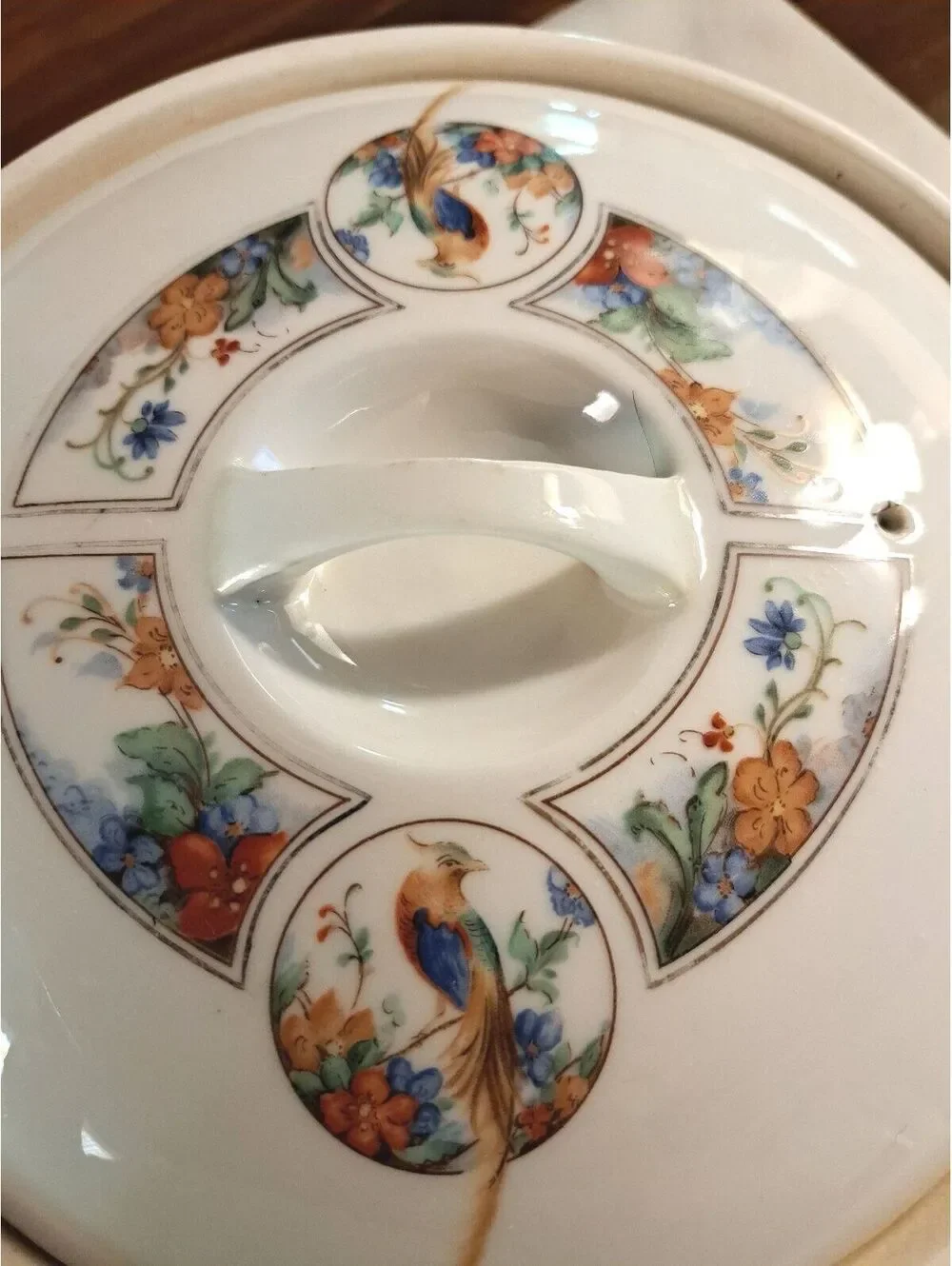 Vintage 1930's Royal Rochester Round Covered Baking Casserole Dish & Stand